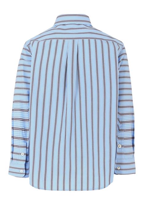 Camicia a righe con ricamo Pegaso ETRO KIDS | GX5P30 Z3313630MC